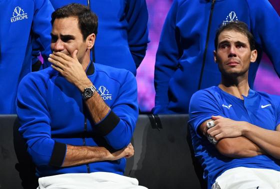 Rafael Nadal Roger Federer despedida 