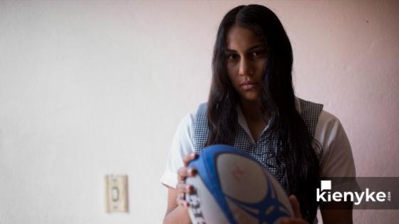 La niña que pasó de las calles de Medellín a las canchas de Rugby