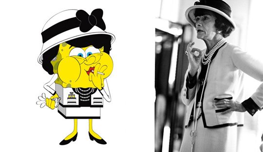 Bob Esponja vestido de Chanel | KienyKe