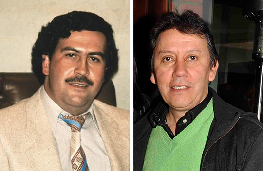 Pablo Escobar y Fernando de Jesús Álvarez