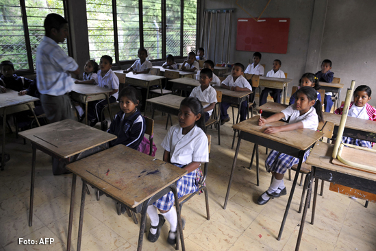 Educación en Colombia, estudiantes escolares