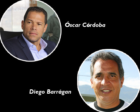 Oscar Cordoba y Diego Barragan