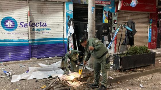 Fuerte explosión frente a droguería en Caquetá.