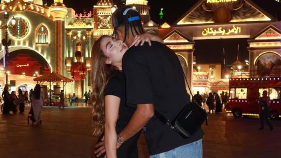 La influencer La Suprema confirmó el 2 de diciembre su relación con el futbolista Brahian Palacios.