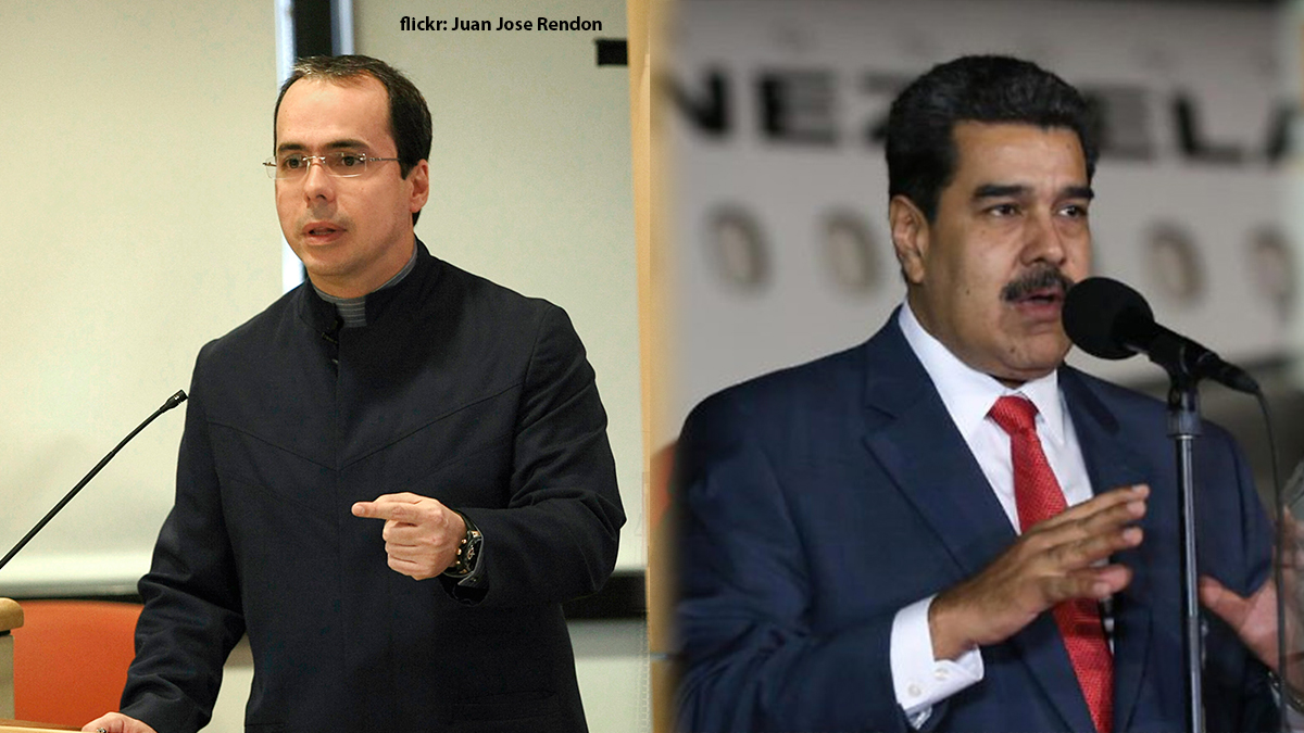 J.J Rendón y Nicolás Maduro