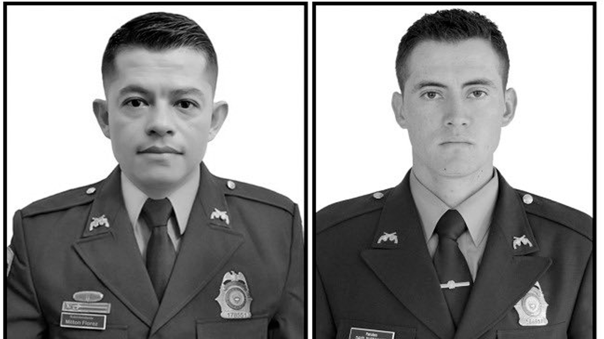 Ellos son los dos policías asesinados en Puerto Libertador, Córdoba Ellos son los dos policías asesinados en Puerto Libertador, Córdoba