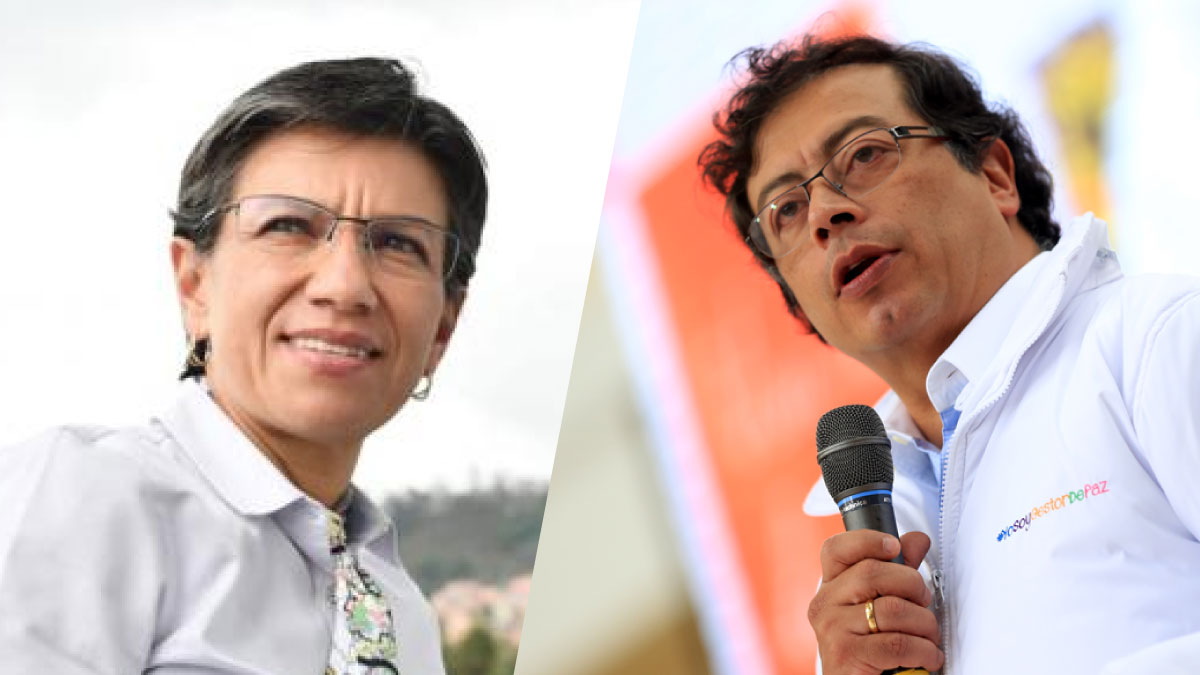 Claudia López critica a Petro por no salir a marchar Claudia López critica a Petro por no salir a marchar