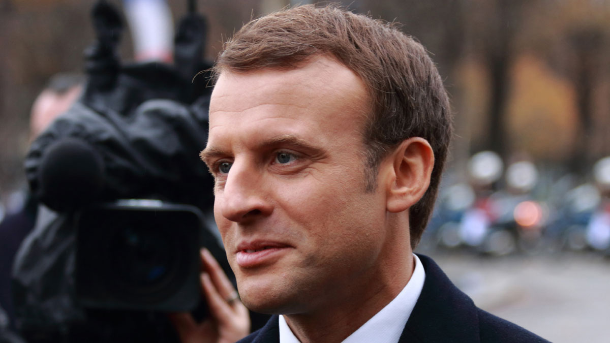 Emmanuel Macron abofeteado 