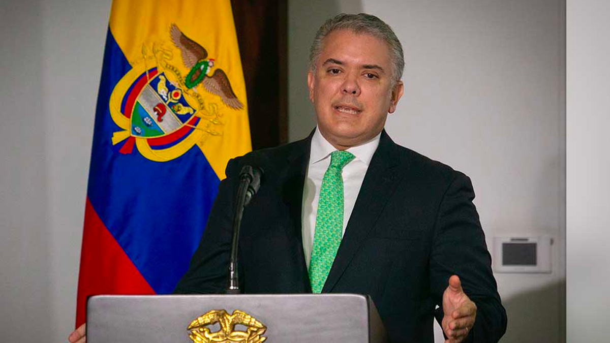 Presidente anuncia nuevo decreto que aplaza la renta para micro y pequeñas empresas. Presidente Iván Duque
