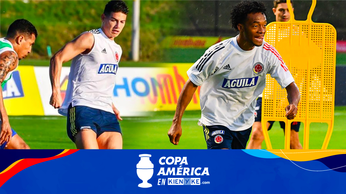 James Rodríguez y Juan Cuadrado James Rodríguez y Juan Cuadrado
