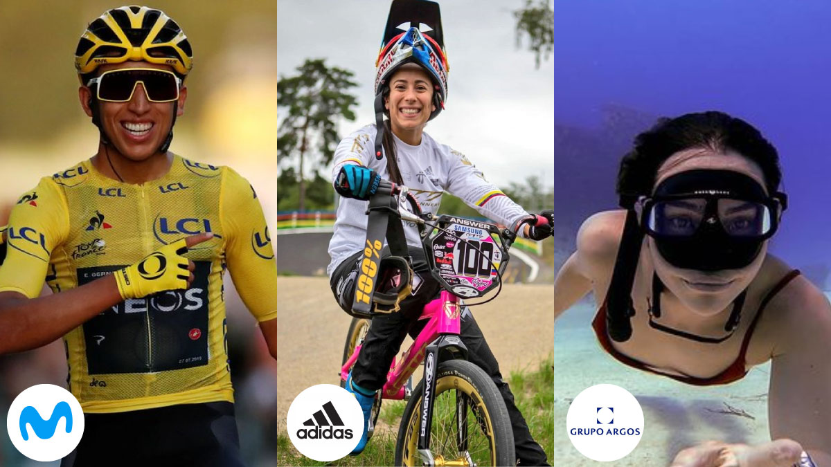 Marcas detrás de deportistas colombianos Marcas detrás de deportistas colombianos