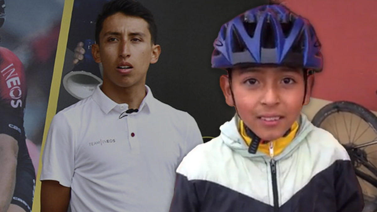 Egan Bernal: "Rueda muy alto, Julián" Egan Bernal: "Rueda muy alto, Julián"