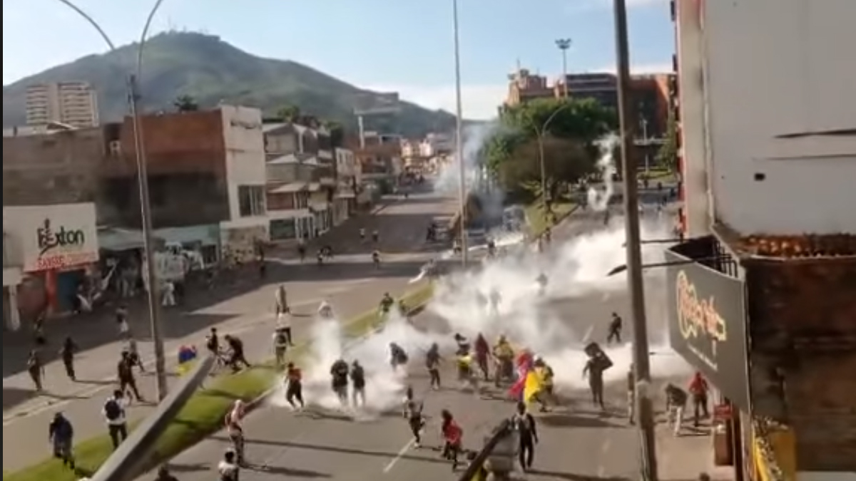 Enfrentamientos en Cali Enfrentamientos en Cali
