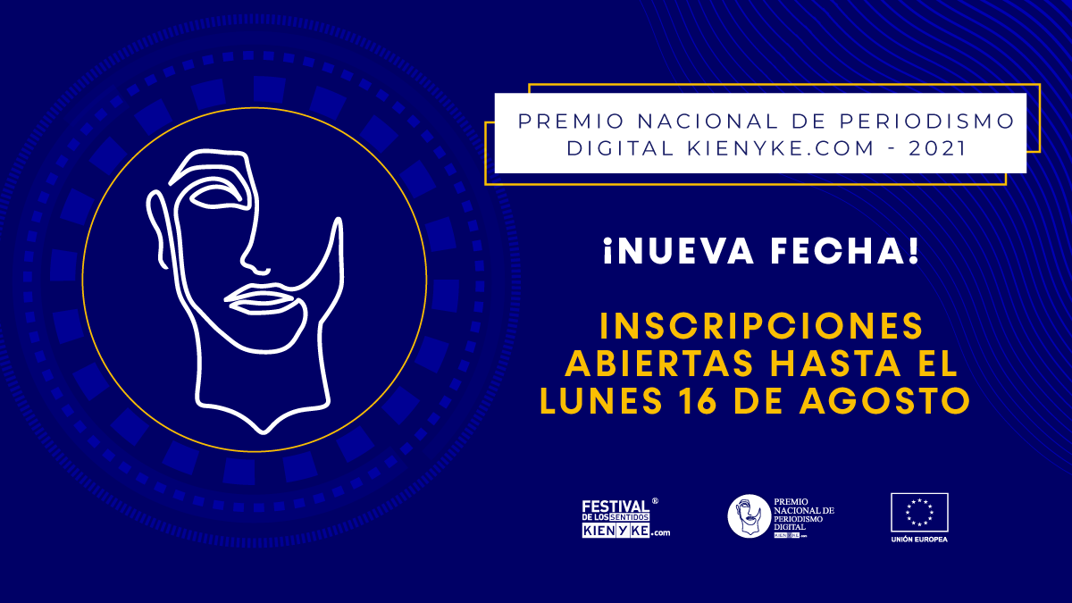 Premio Nacional de Periodismo Digital se extienden las inscripciones