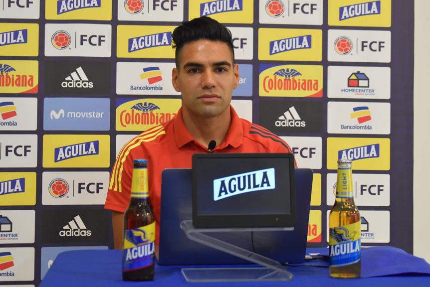 Falcao García, el delantero con el número '3' en la espalda