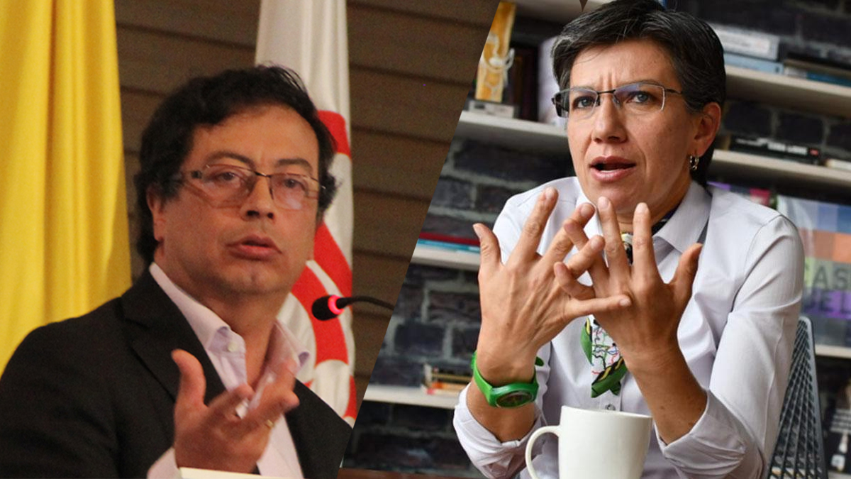 Nuevo agarrón entre Claudia López y Gustavo Petro Nuevo agarrón entre Claudia López y Gustavo Petro