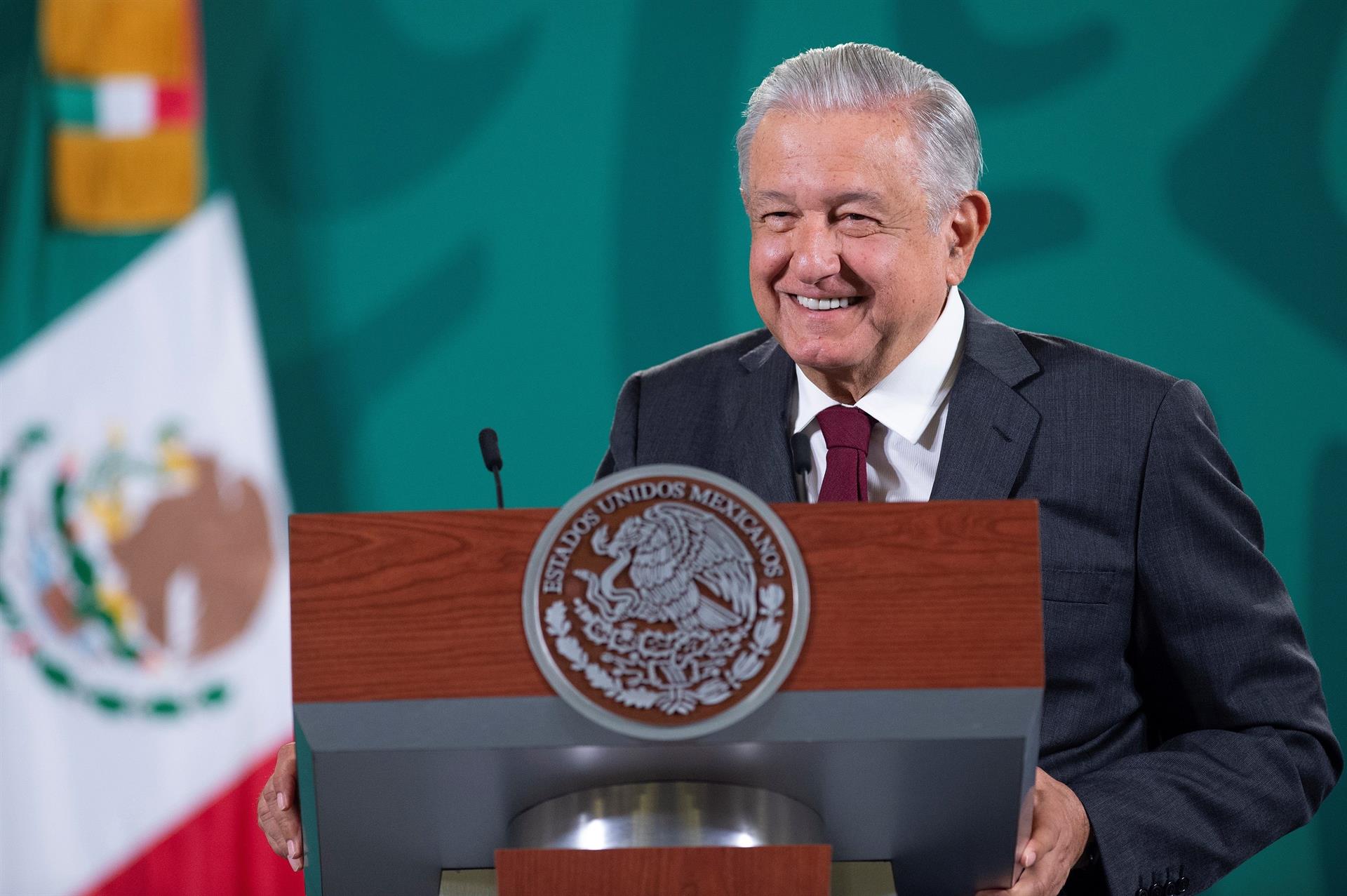 Rueda de prensa Andrés Manuel López Obrador. 