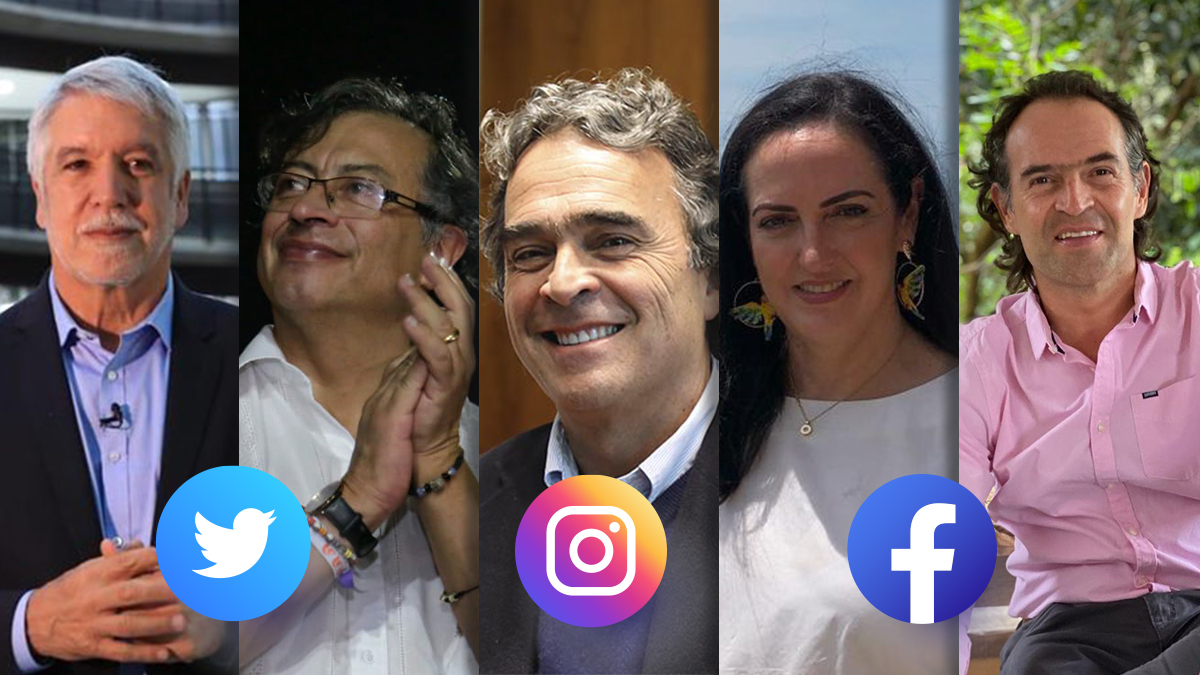 Precandidatos presidenciales con más seguidores en redes sociales Precandidatos presidenciales con más seguidores en redes sociales