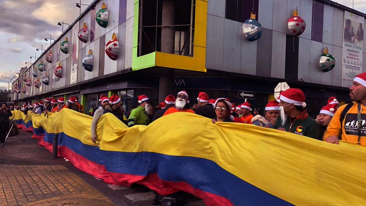 Protestas de comerciantes de Bogotá