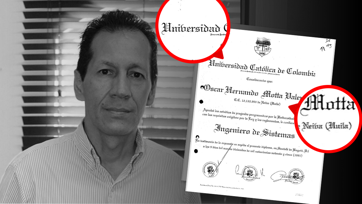 ¿Neiva con B? La verdad sobre el falso diploma del exdirector de las TIC ¿Neiva con B? La verdad sobre el falso diploma del exdirector de las TIC