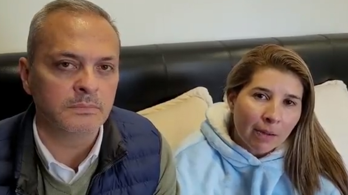 Esposa de Javier Ospina victima de robo Javier Ospina y Glora Osorio vía Twitter