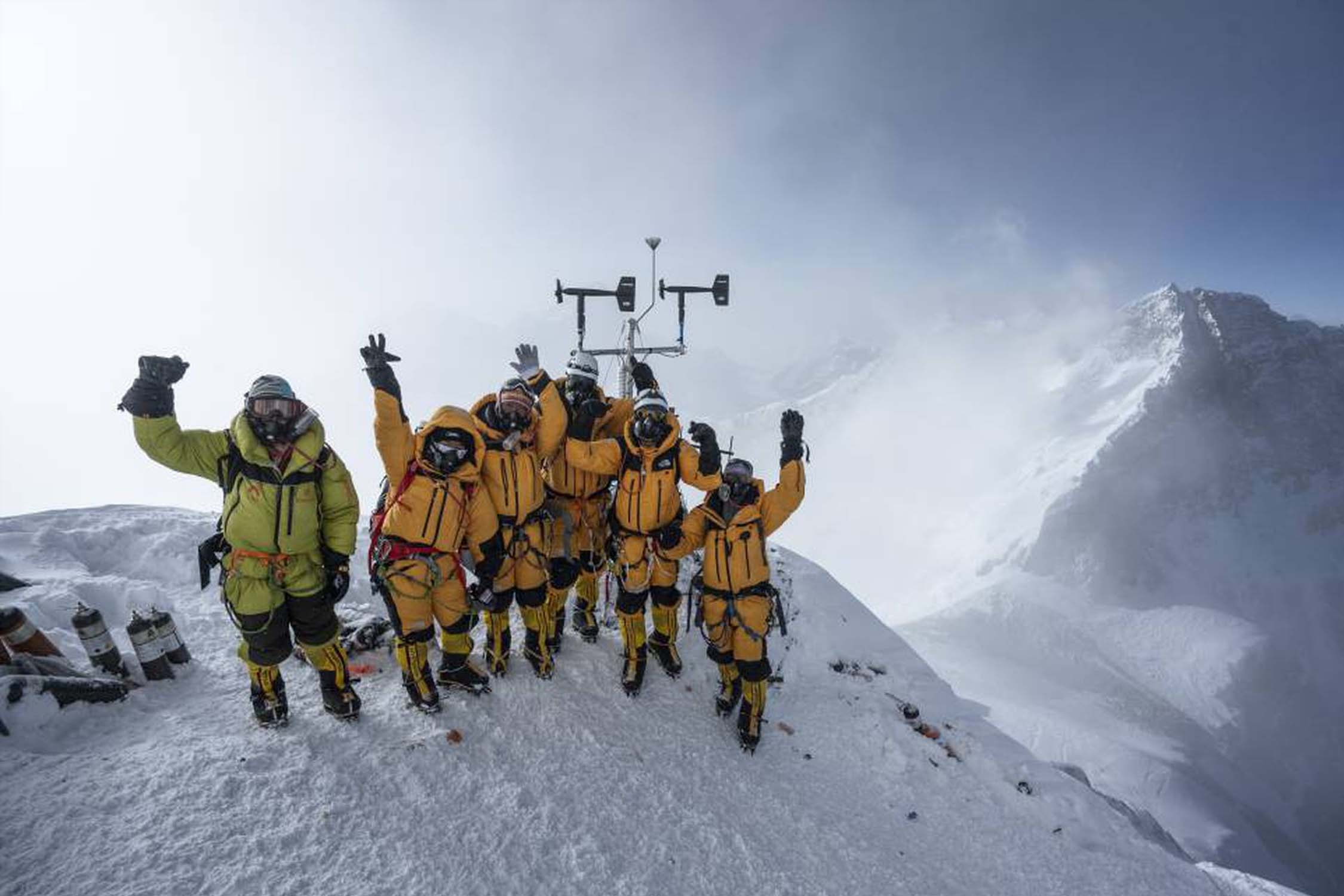 Exploración científica en el Everest. 