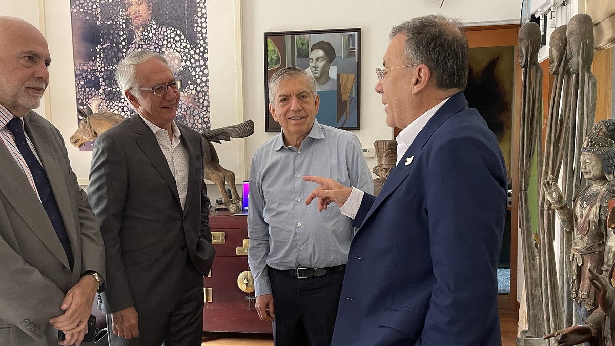 César Gaviria y Roy Barreras César Gaviria y Roy Barreras