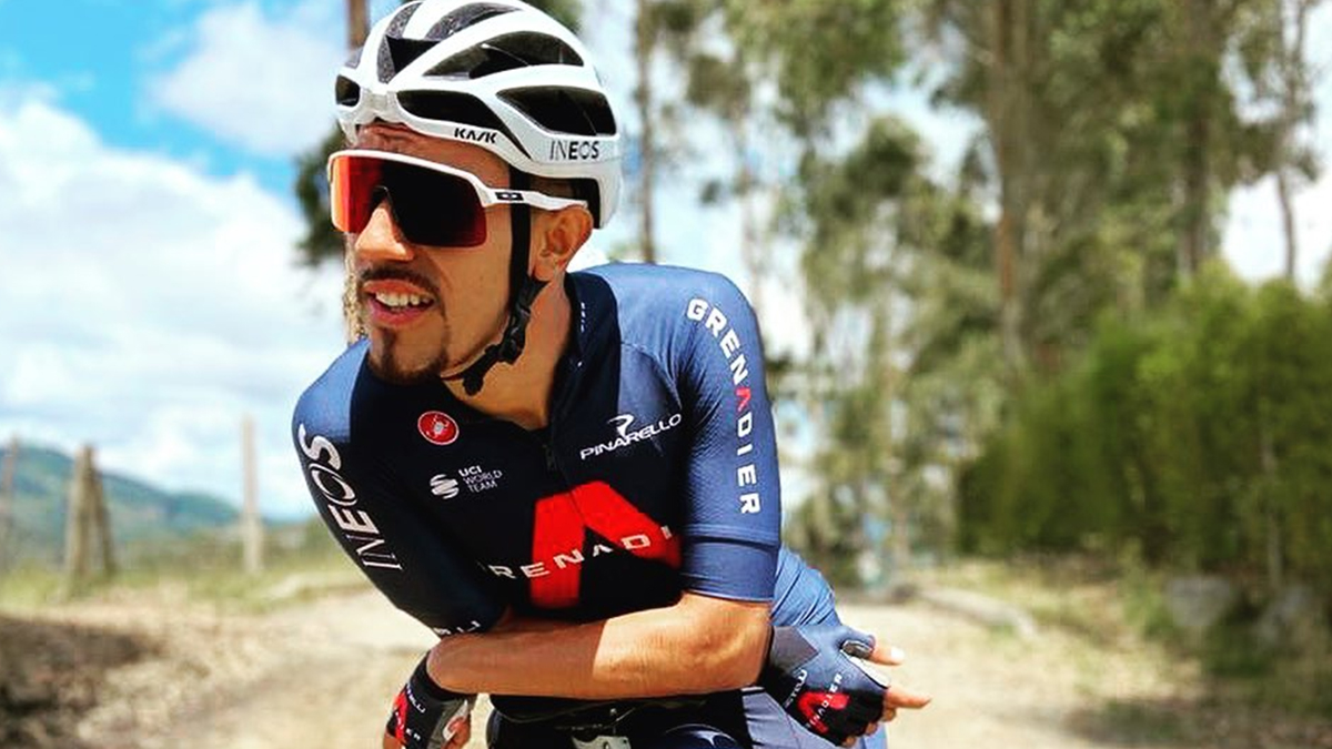Daniel Felipe Martínez descrestó con sprint en la Vuelta al País Vasco Daniel Felipe Martínez descrestó con sprint en la Vuelta al País Vasco