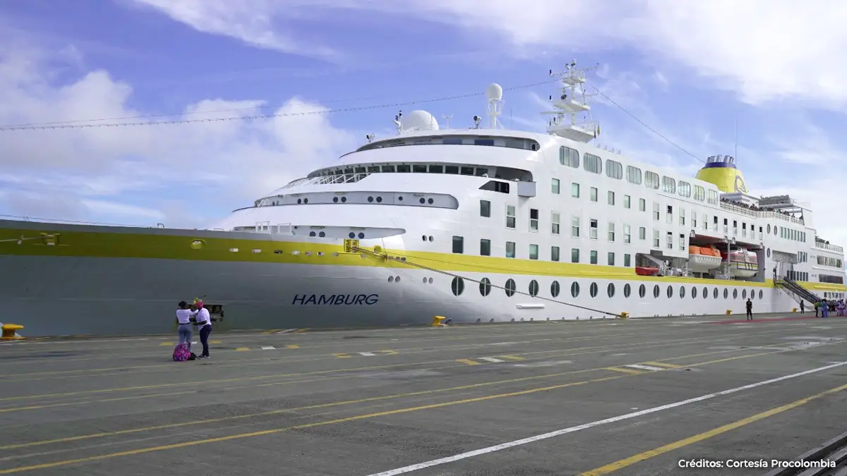 Así se vivió la llegada del primer crucero al puerto de Buenaventura