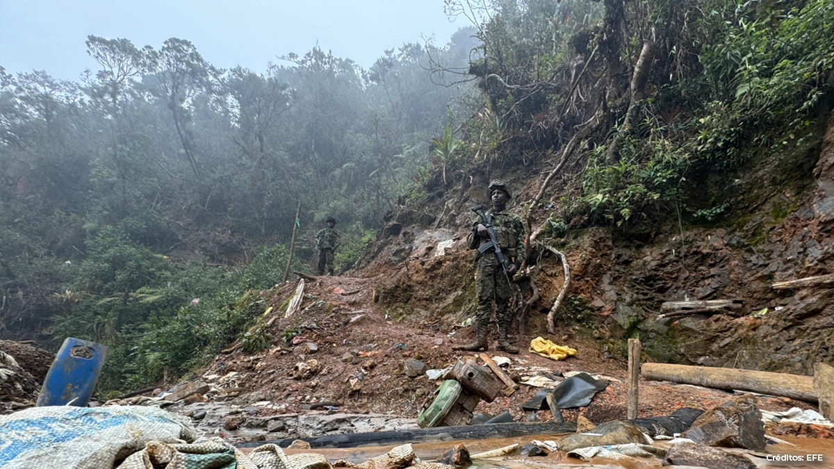 Autoridades recuperan territorio en los Farallones de Cali devastadas por la minería ilegal Autoridades recuperan territorio en los Farallones de Cali devastadas por la minería ilegal