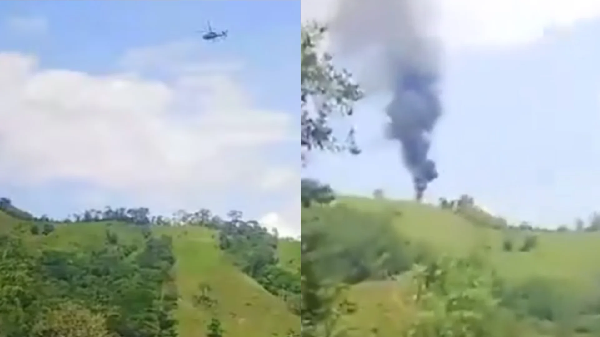 Helicóptero Accidente Antioquia Helicóptero Accidente Antioquia