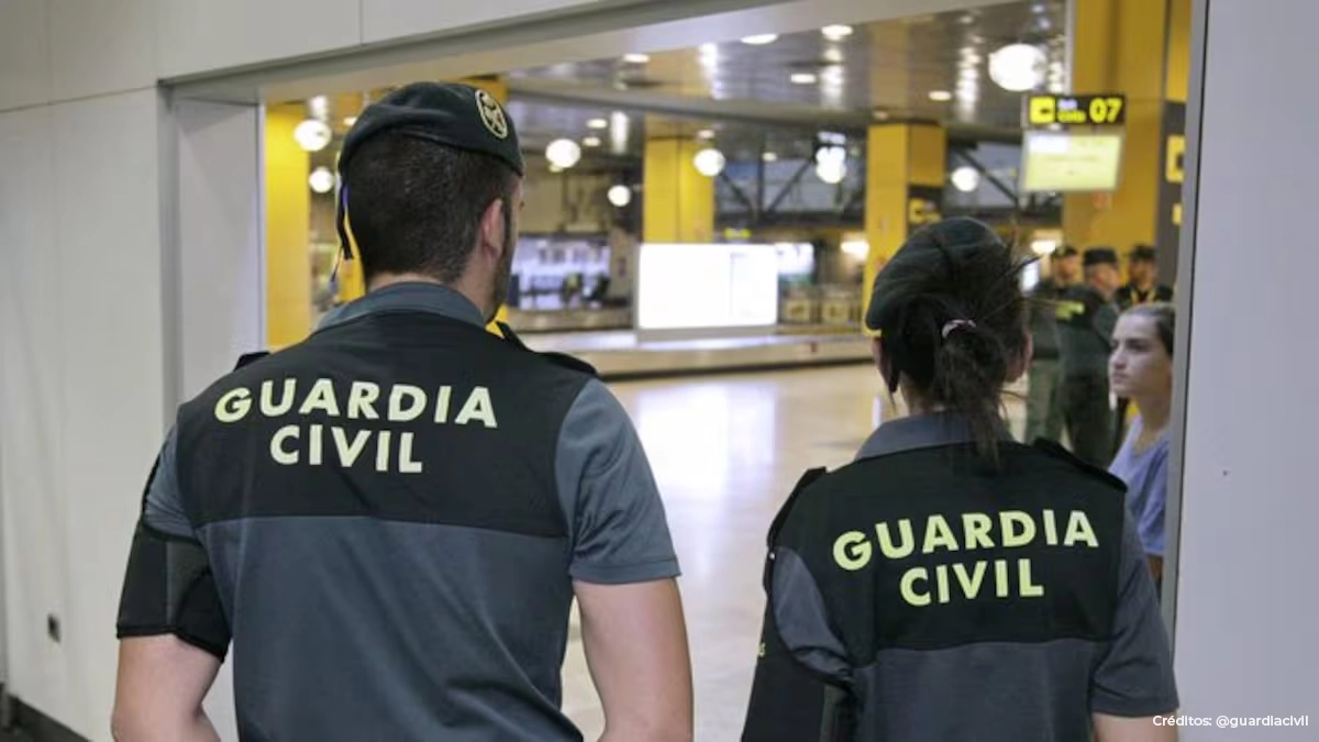 Captura de colombianos en España.