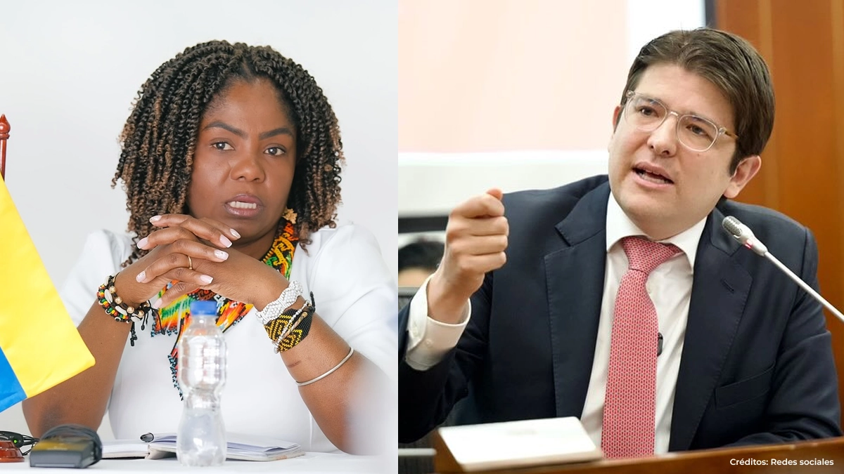 Francia Márquez y Miguel Uribe Turbay. Francia Márquez y Miguel Uribe Turbay.