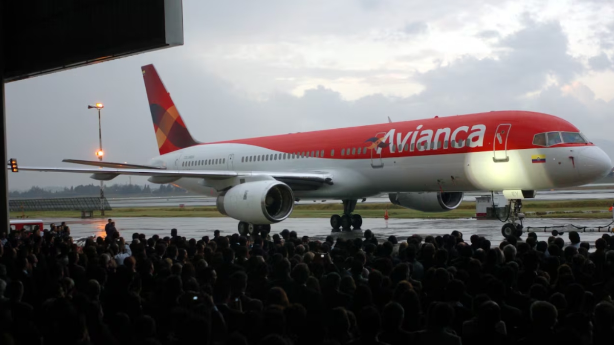 Avión de Avianca.