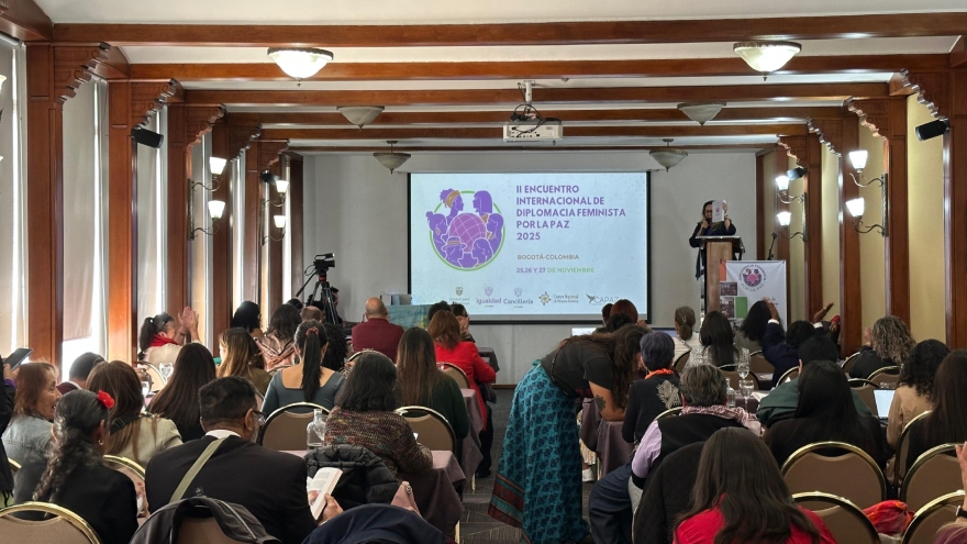 Encuentro internacional de diplomacia feminista por la paz 2025.