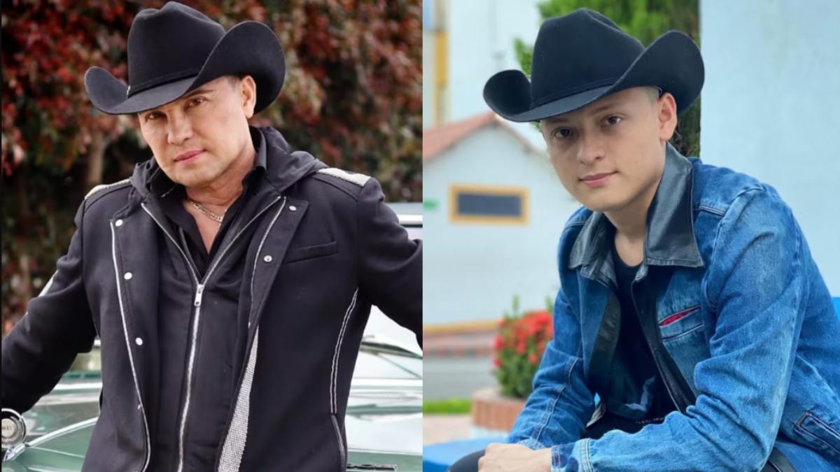 Giovanny y Miguel Ayala, cantantes colombianos.