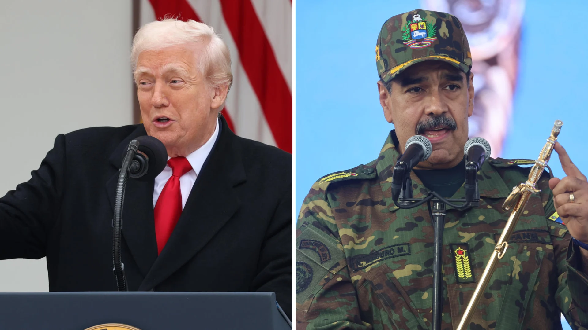 Donald Trump y Nicolás Maduro