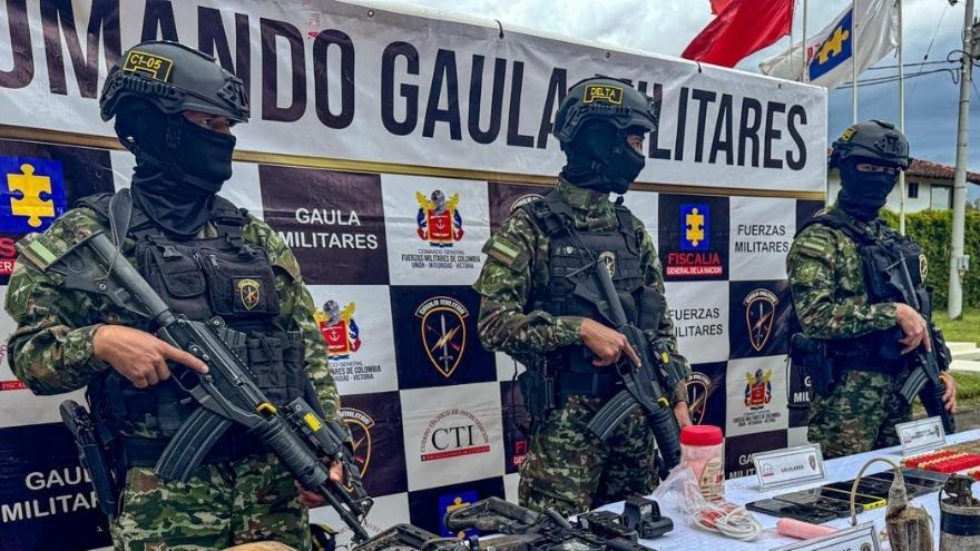 Un reciente despliegue del GAULA Militar de Oriente, adscrito a la Cuarta Brigada del Ejército.