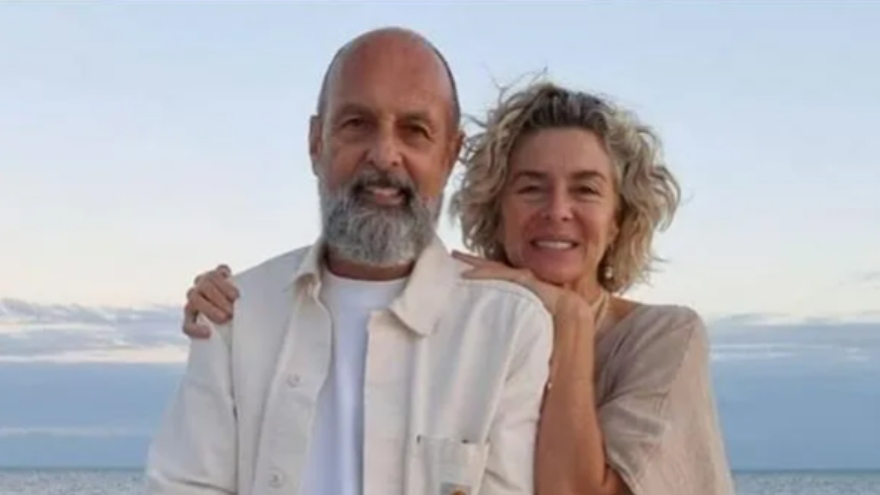 Margarita Rosa de Francisco y su esposo.