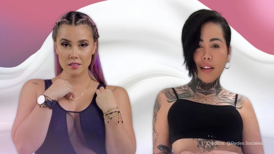 Manuela Gómez y Yina Calderón pelea