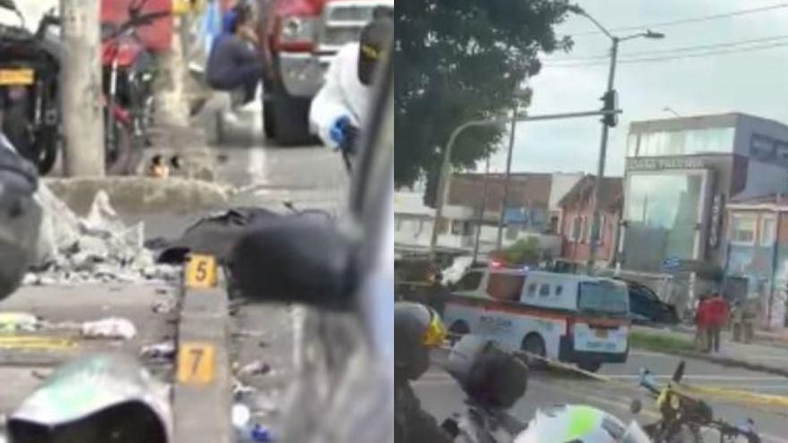 choque por semáforo en rojo en la calle 63 de Bogotá 