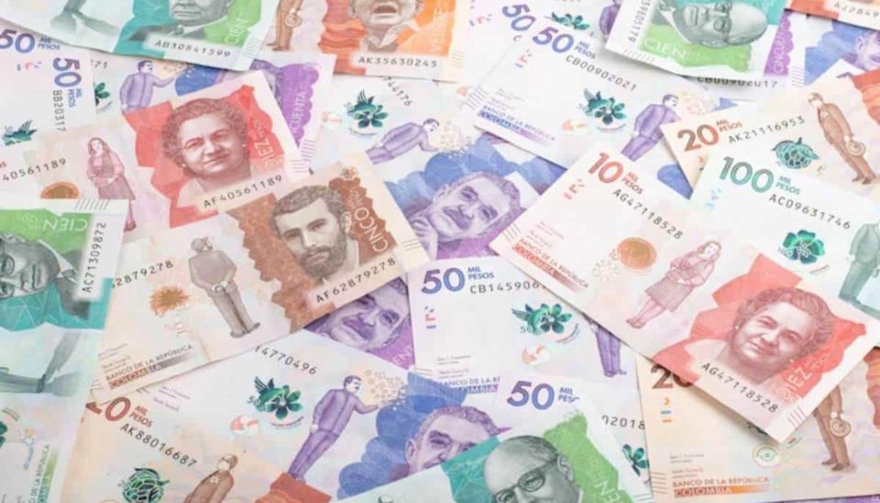 Billetes de Colombia.