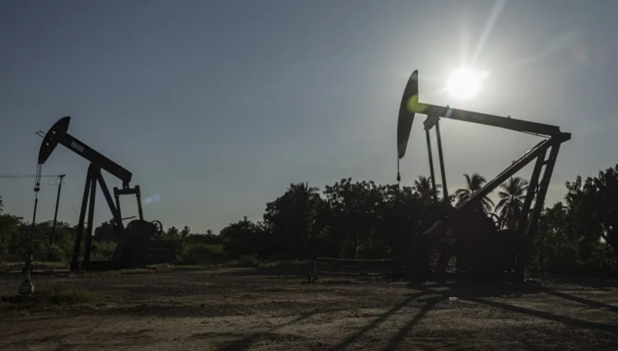 Explotación de petróleo.