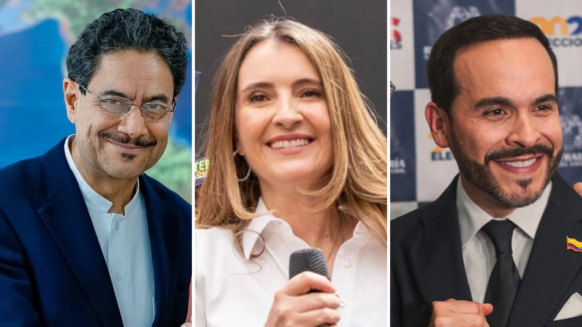Iván Cepeda, Paloma Valencia y Abelardo De La Espriella