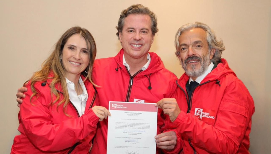 Paloma Valencia, Juan Manuel Galán y Juan Daniel Oviedo.