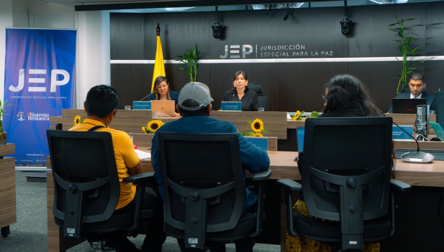 Reconocimiento ante de la JEP.