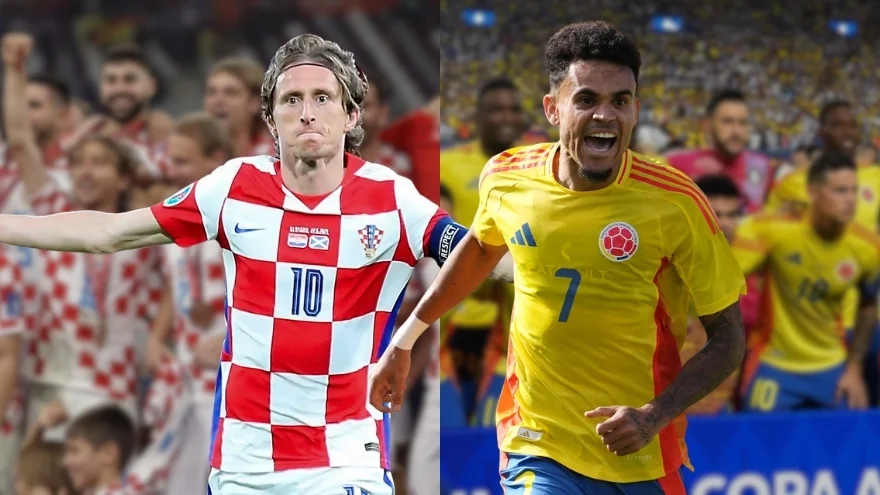 Selección Colombia frente a Croacia en amistoso previo al Mundial