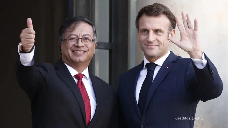 Petro llamó a Macron