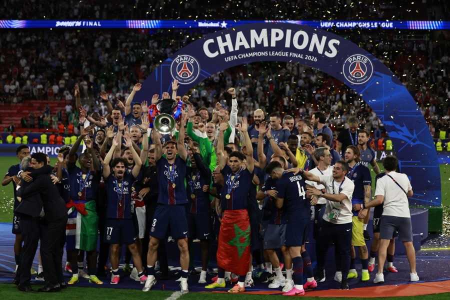 PSG, bicampeón de la Champions League. 