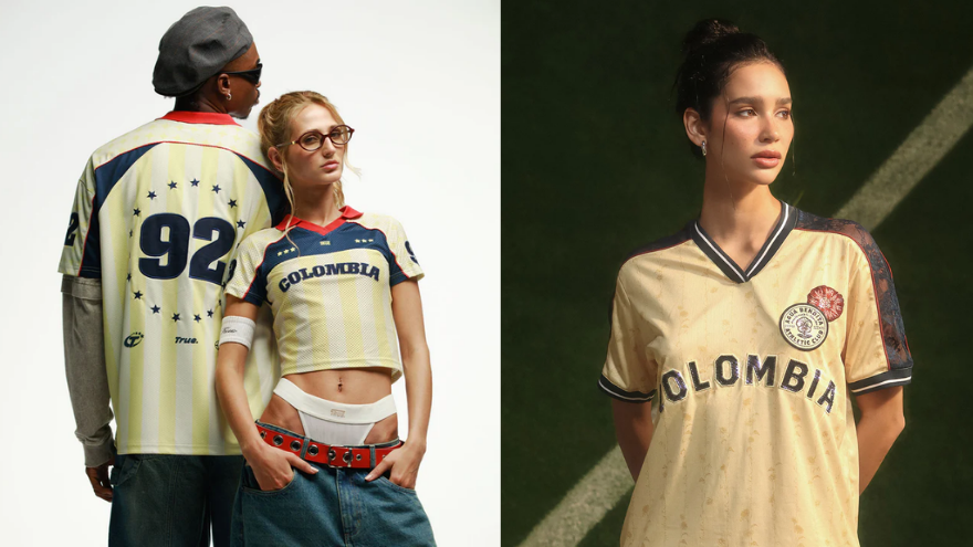 La moda colombiana reimagina el espíritu de la Selección Colombia